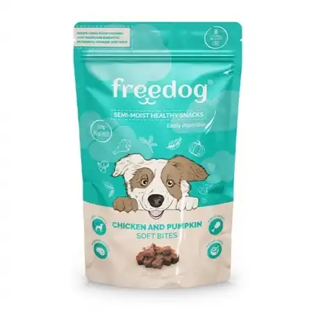 Freedog Snack Semi-húmedo para Perros con Pollo y Calabaza, 1 x 100 gr - Freedog - Comparador de precios