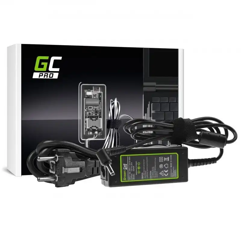 Green Cell AD40P Adaptador de Corriente 45W para Asus Negro