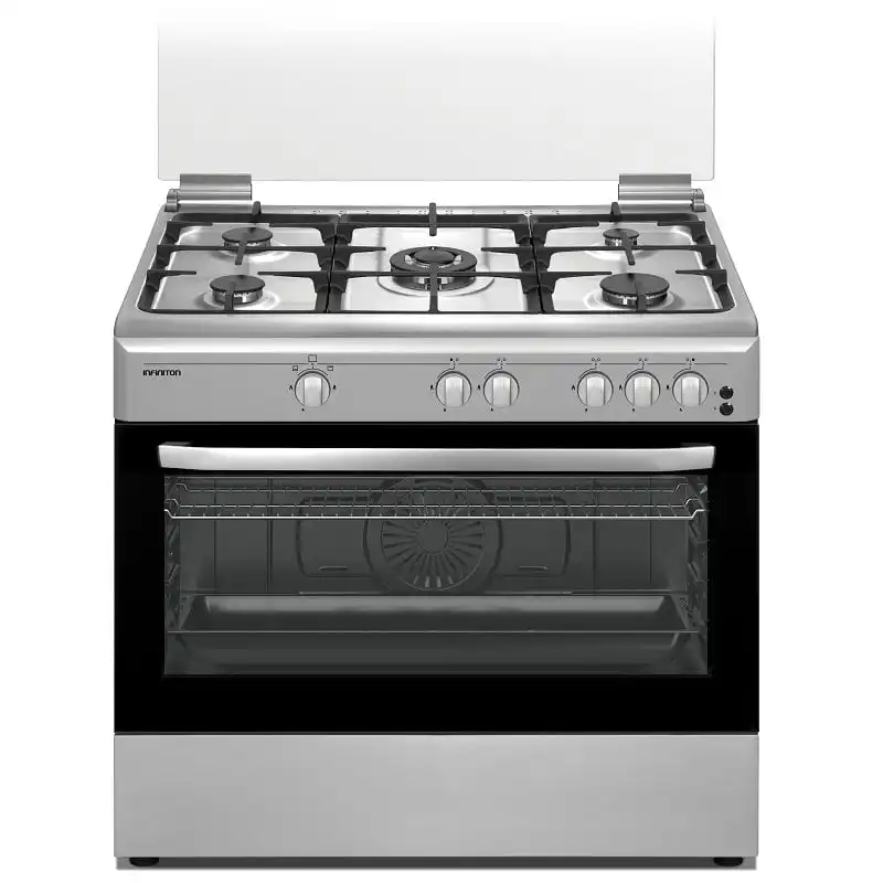 Infiniton TXZQIB Cocina de Gas 5 Zonas Acero Inoxidable