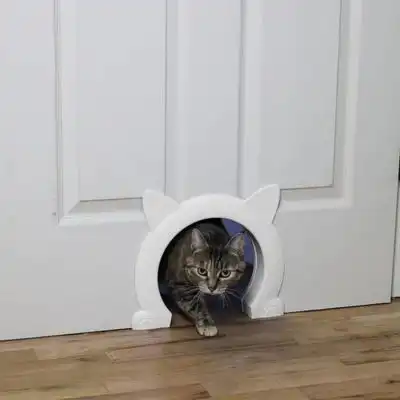 Pawffee Gatera de interior fácil de instalar para gatos cachorros, tamaño L - 1 pieza - Pawffee - Comparador de precios