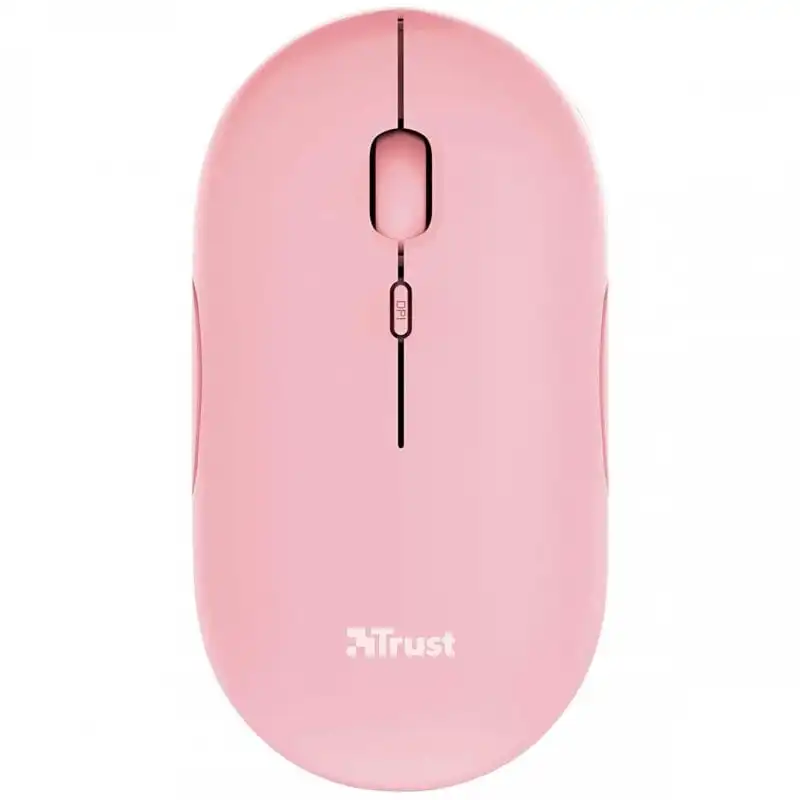 Trust Puck Ratón Inalámbrico 1600DPI Rosa