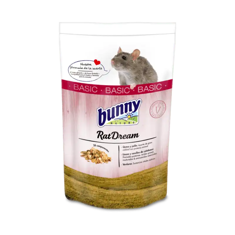 Bunny Pienso Sueño Básico 350 g Para Rata, Unidades 1 Unidad.