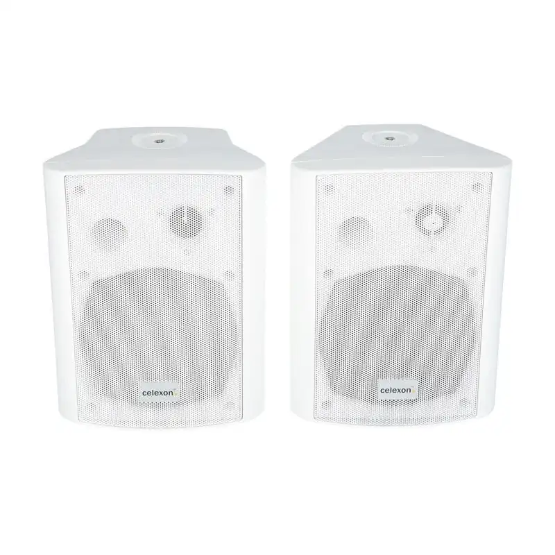 Celexon 525-W Altavoces Activos de 2 Vías 60W Blancos