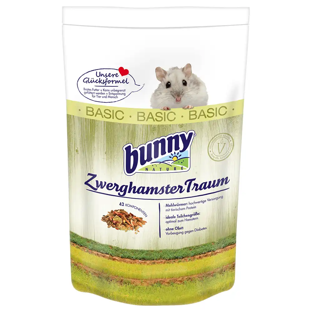 Comida Zwerghamster Traum BASIC  para hámster enano - 600 g