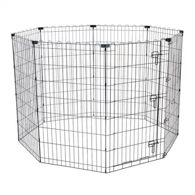 Corral metálico TIAKI para cachorros, alto - 8 paneles de 61 x 106 cm (An x Al) - TIAKI - Comparador de precios