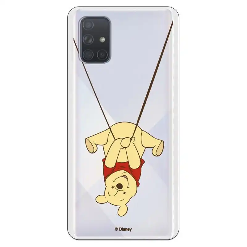 Funda Oficial de Disney Winnie Columpio para Samsung Galaxy A71