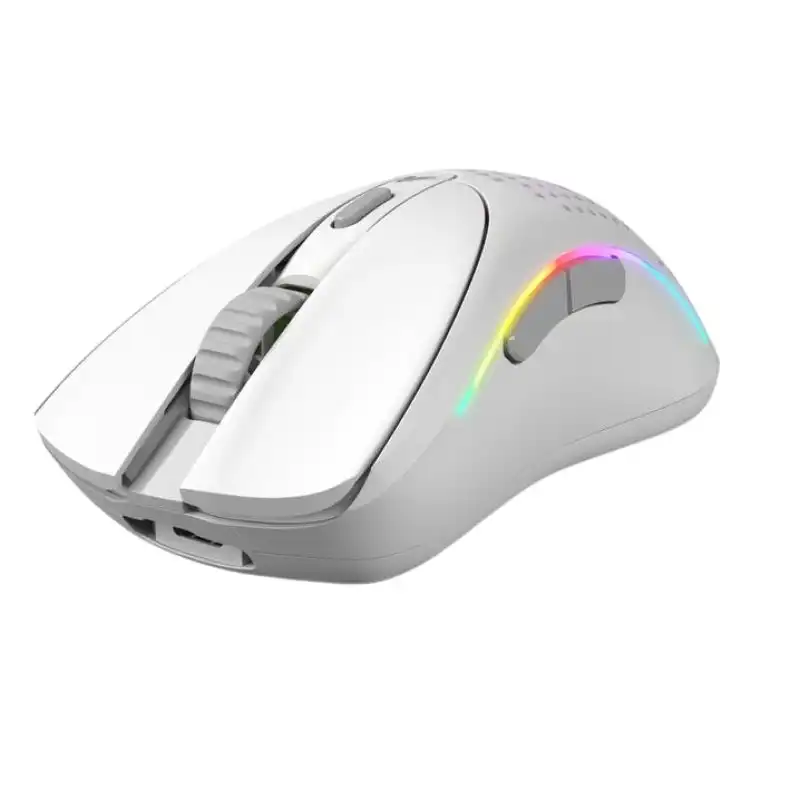 Glorious Model D 2 Wireless Ratón Gaming Inalámbrico 2.4GHz / Bluetooth 26000 DPI Blanco