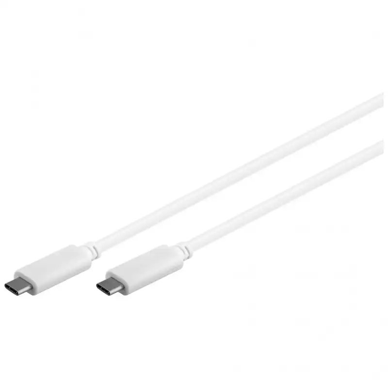 Goobay Cable USB-C 3.1 Macho/Macho 1m Blanco