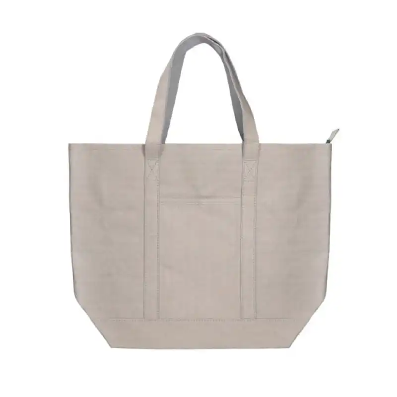 Ksix Bolso Shoppong Bag Eco Kraft Gris