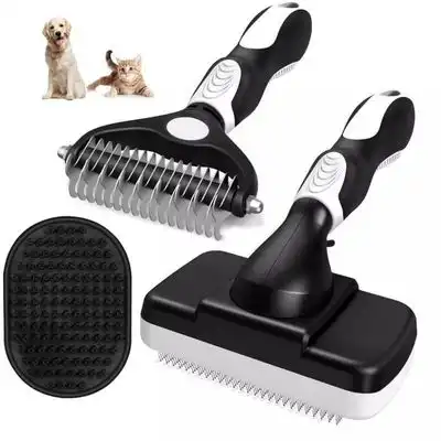 Pawffee Cepillo perros pelo largo: reduce caída de pelo 90%, peine gatos - 1 pieza - Pawffee - Comparador de precios