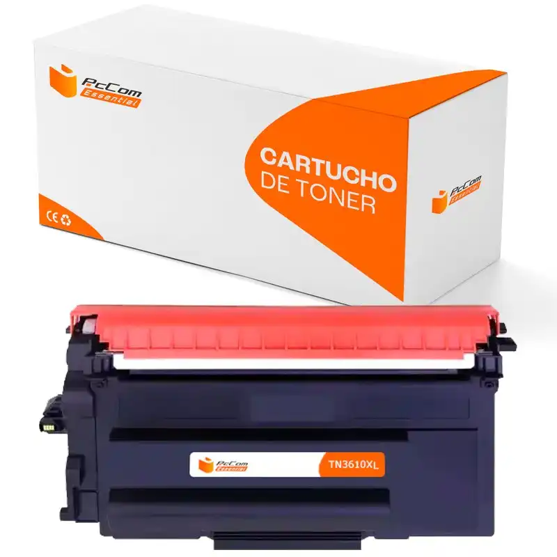 Pccom Essential Brother Tn3610xl Tóner Compatible Negro