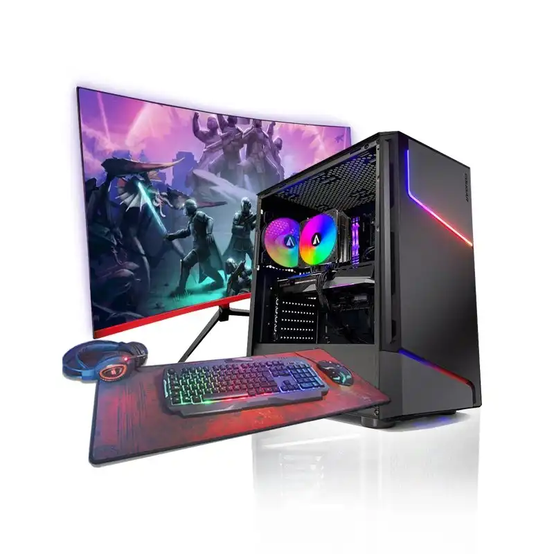 PcVIP Pack Gaming Bullet One Intel Core i7-12700F/32GB/1TB SSD/RTX4060 Ti/Monitor 27" + Periféricos
