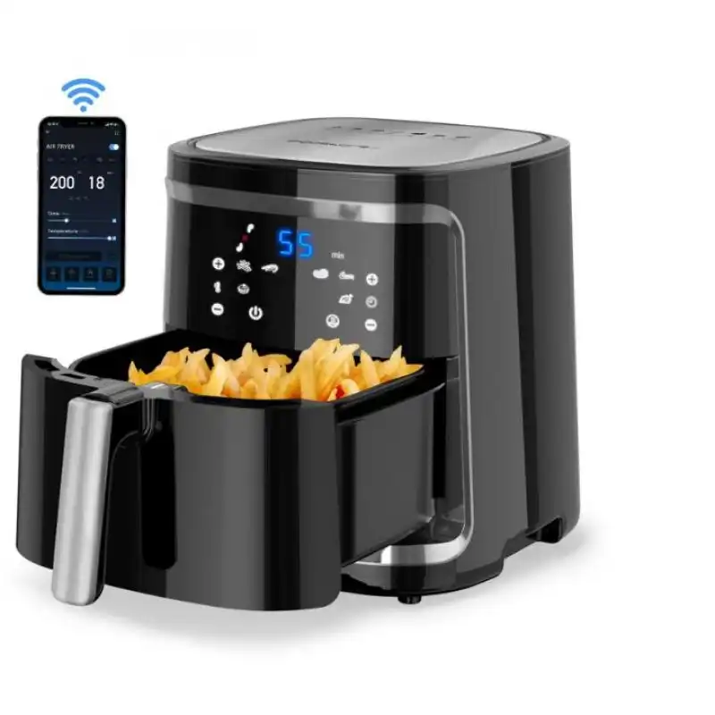 Aigostar Smart Cube Freidora sin Aceite Inteligente 7L 1900W