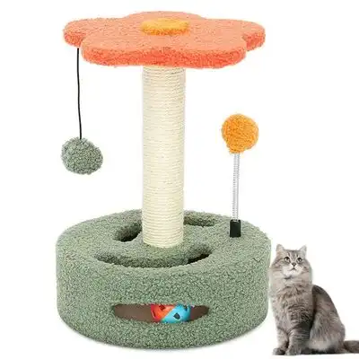 FurryFusion Árbol para gatos con bola colgante - Rosa - Furry Fusion - Comparador de precios