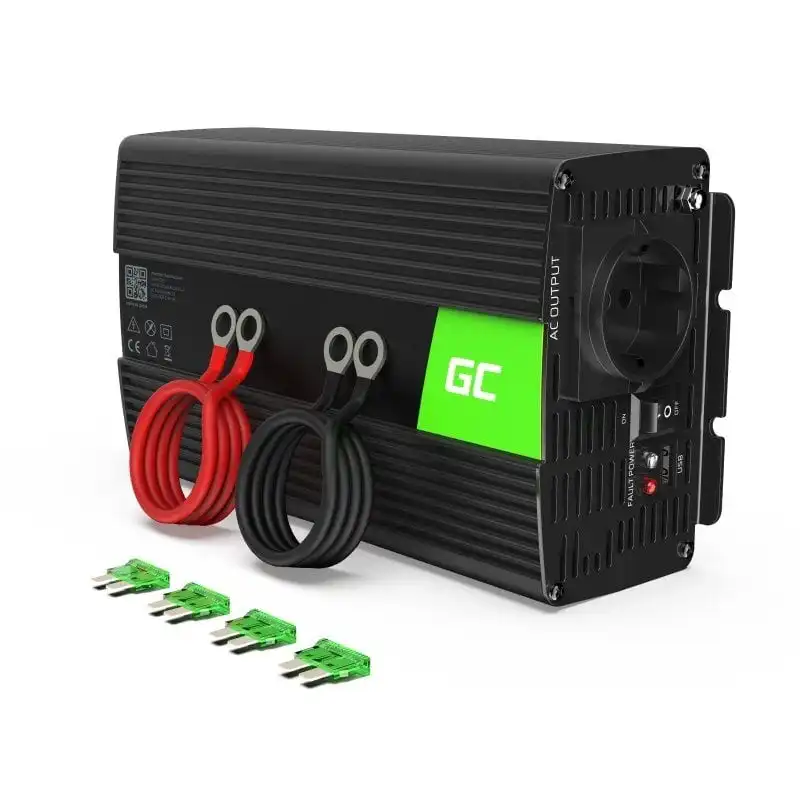 Green Cell Inv08 nversor de Corriente Exterior 1000W Negro