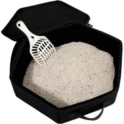HausPets Cesta transportín para gatos - Asa, resistente al agua, portátil - negro - HausPets - Comparador de precios