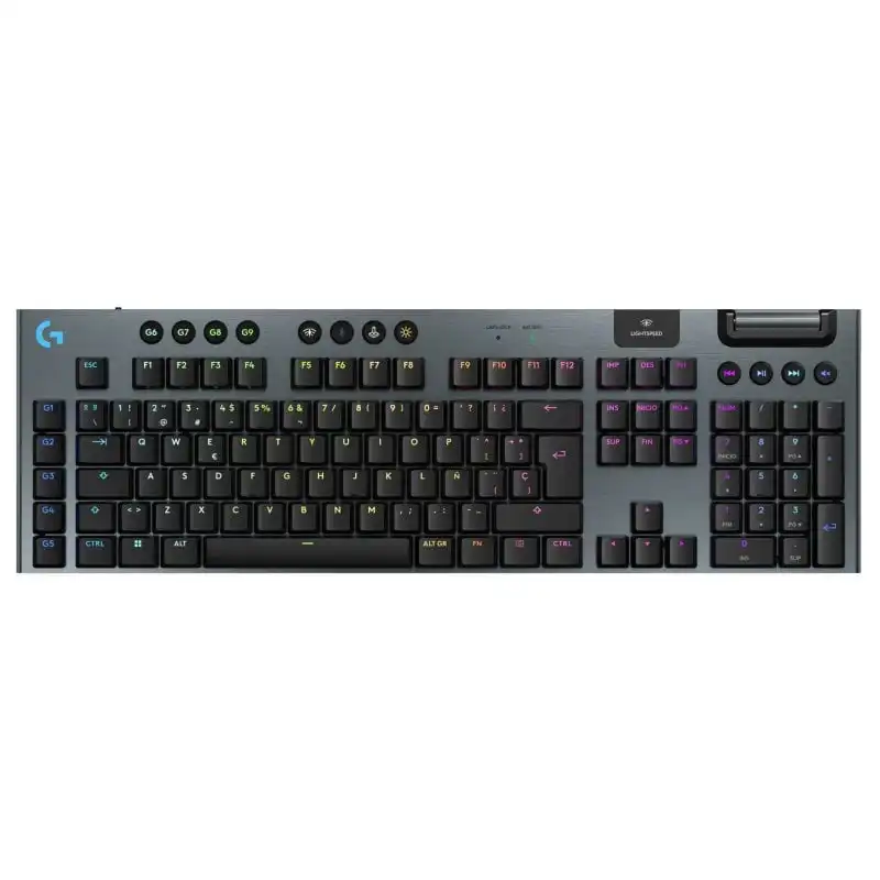 Logitech G915 X LIGHTSPEED Teclado Mecánico Gaming Inalámbrico GL Tactile PBT Negro
