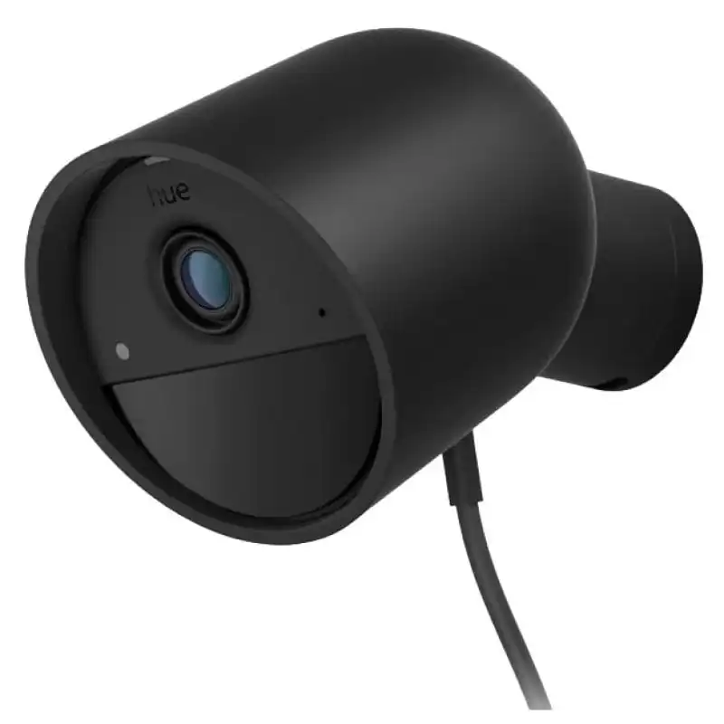 Philips Hue Secure Cam Wired Cámara de Seguridad Interior y Exterior FullHD Negra