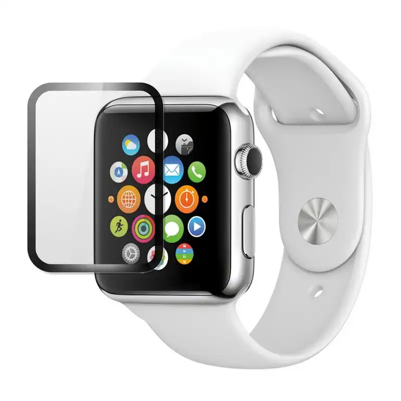 Unotec Protector Cristal Templado Full Frame Cover para Apple Watch 42mm