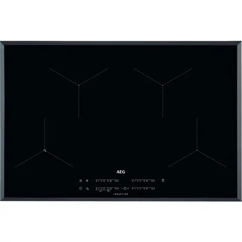 AEG IAE84431FB Placa de Inducción 4 Zonas 80cm Biselada Negra