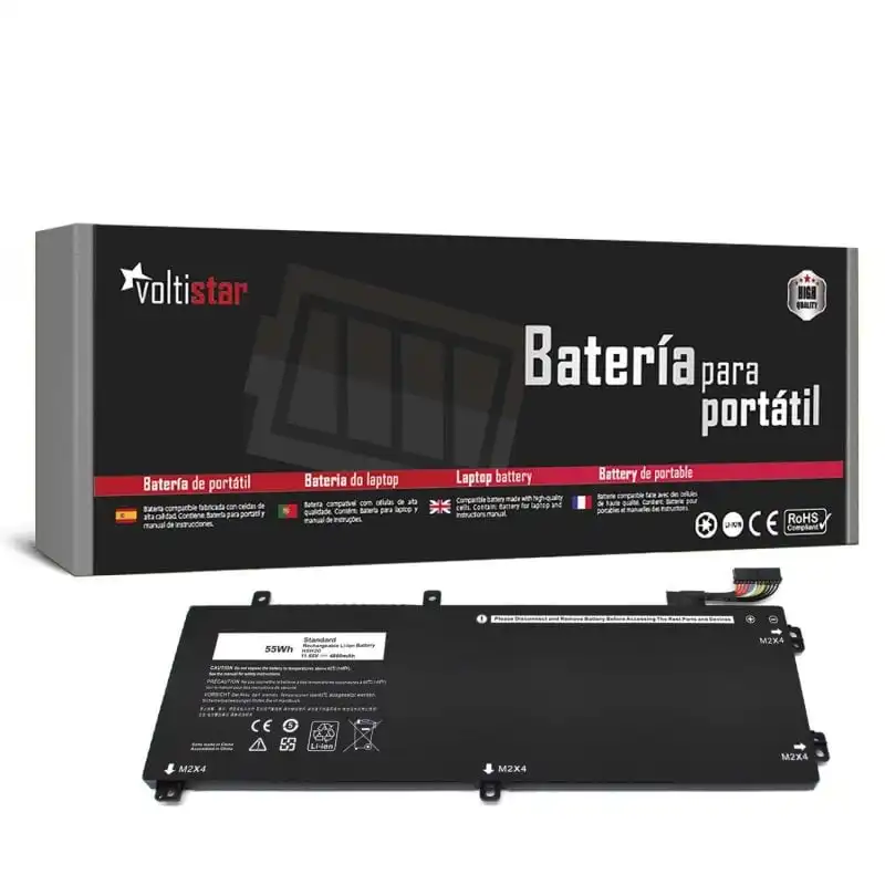 Batería Para Portátil Dell Xps 15 9550 9560 9570 7590 Precision 5510 5520 5530 H5h20