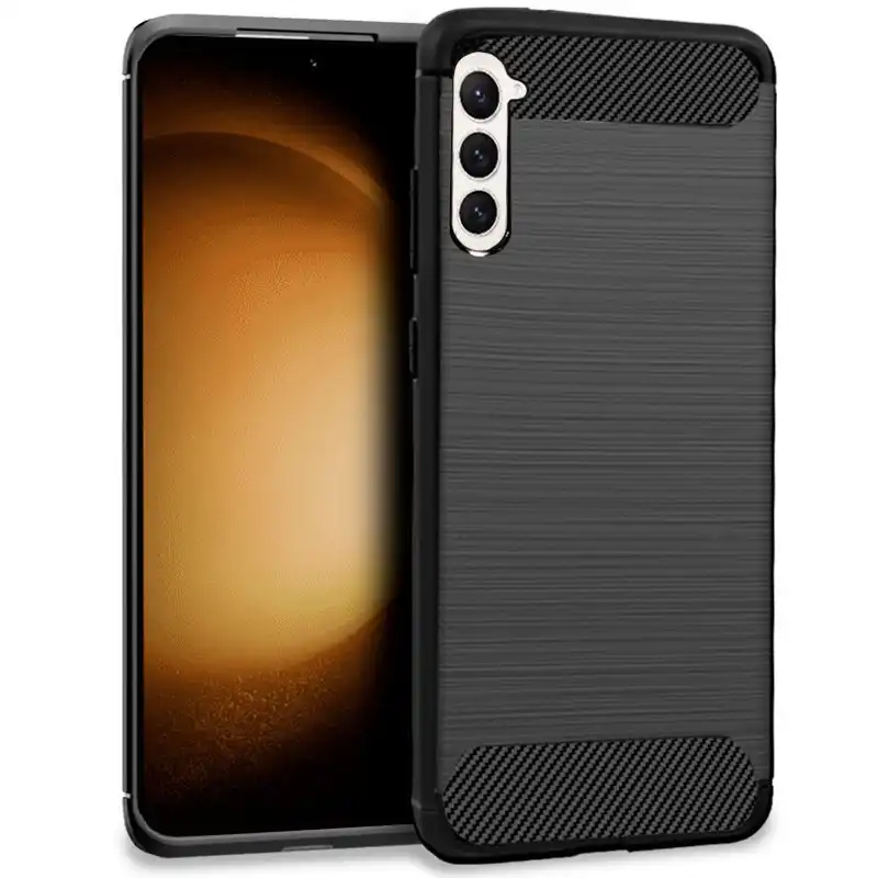 Cool Funda Carbón Negro para Samsung S911 Galaxy S23