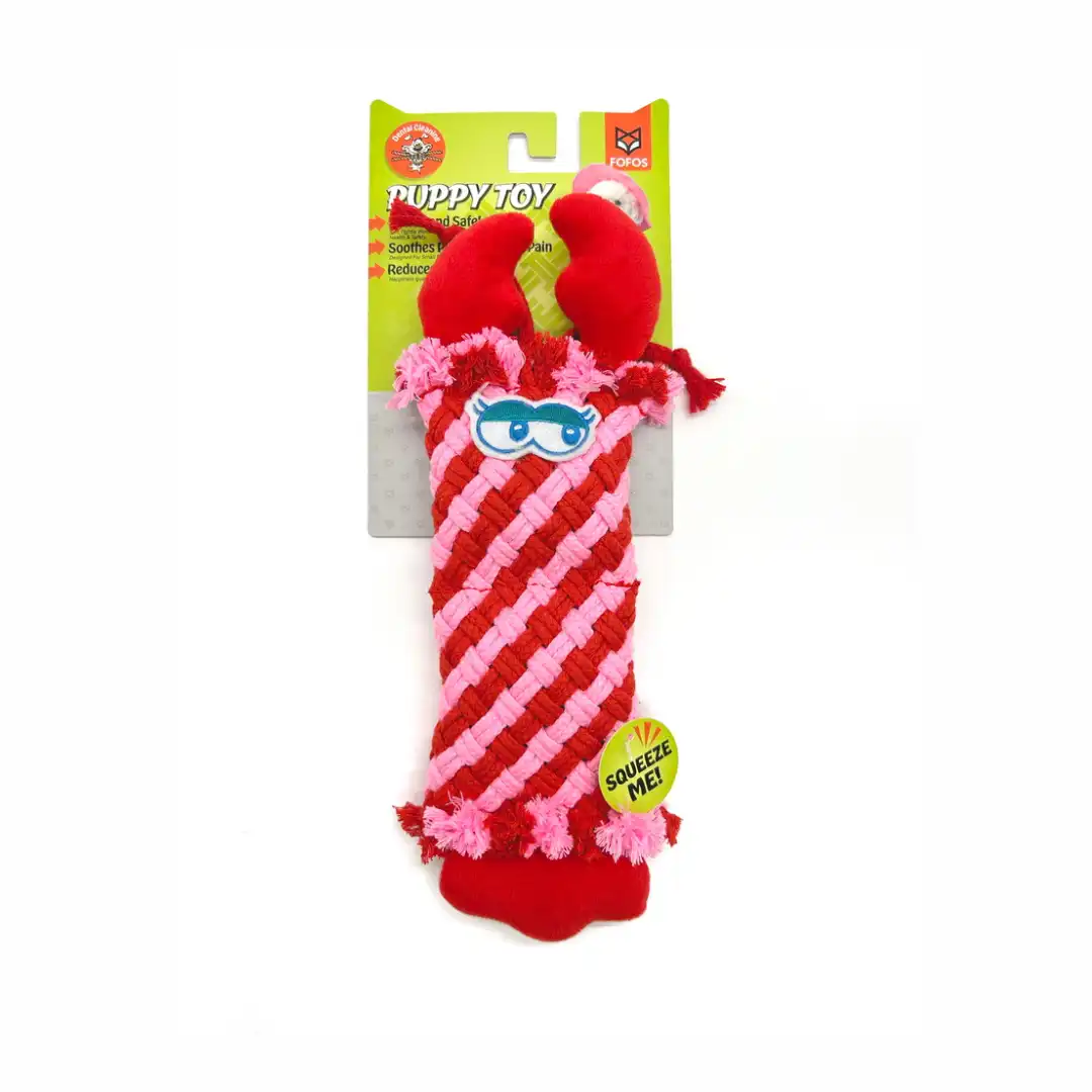 Fofos  langosta con cuerda para perros - 30.4 cm x 8.4 cm x 2.7 cm - Fofos - Comparador de precios