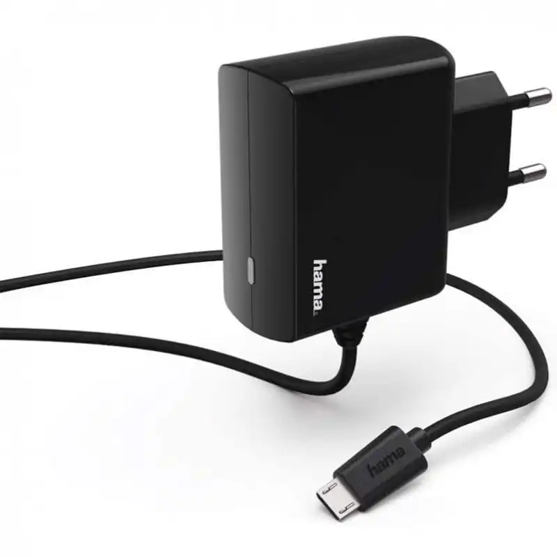 Hama Cargador Micro USB 5V 2.4A Negro