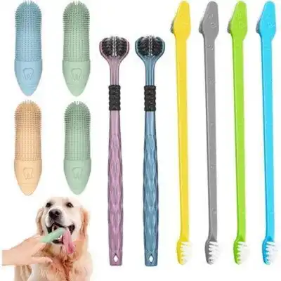 HausPets Cepillo de dientes para perros – Kit de limpieza dental 360° - Kit de 360° - HausPets - Comparador de precios