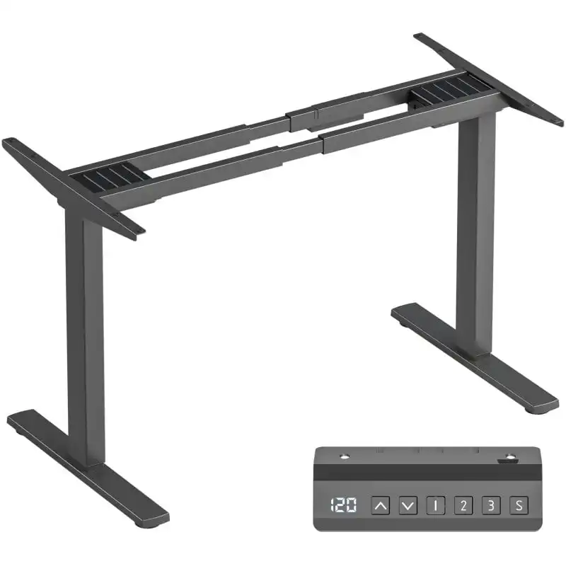 Onkron CDF222E Estructura para Mesa de Escritorio Elevable y Función de Memoria 100Kg Negro