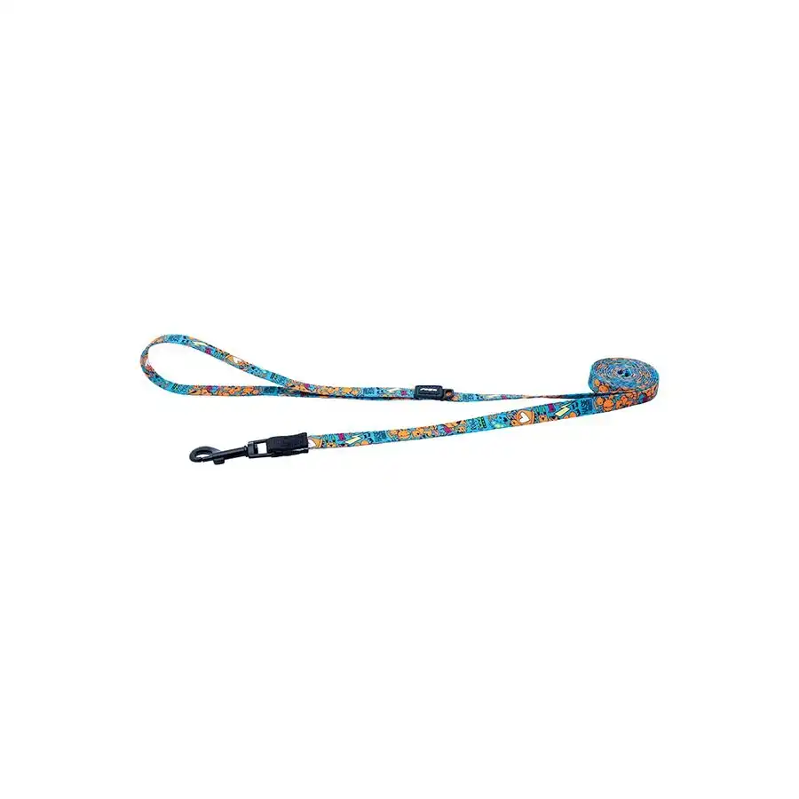 Rogz Correa Graffiti Azules para perros - 120 cm x 25 mm - Rogz - Comparador de precios