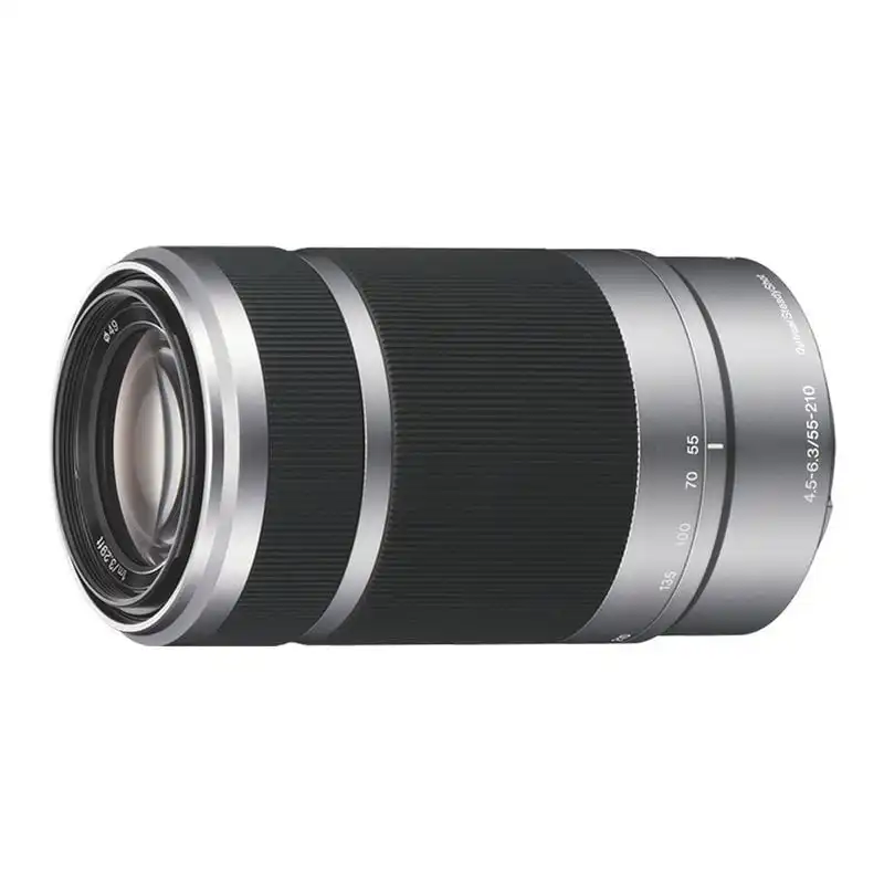 Sony SEL55210 Objetivo E 55-210mm F4.5-6.3 OSS Tipo E Plata