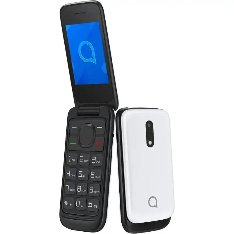 Alcatel 2057D Teléfono Básico Blanco Puro Libre