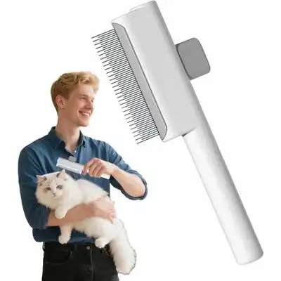 Pawffee Peine de dientes metálicos autolimpiante para gatos y perros, viaje - 1 pieza - Pawffee - Comparador de precios
