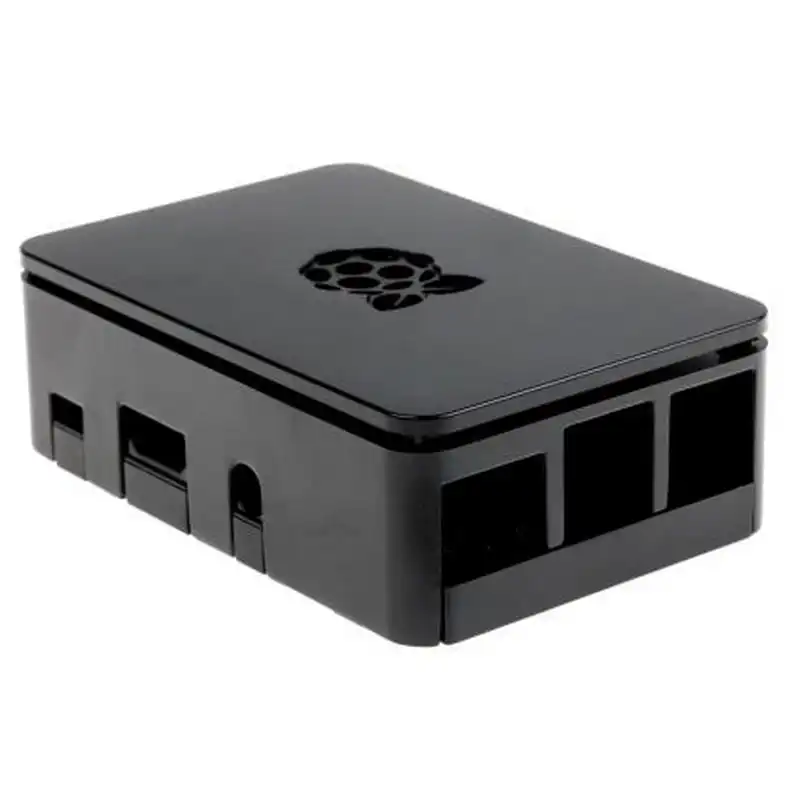 Raspberry New Carcasa oficial para Raspberry Pi 3 B+ Negra