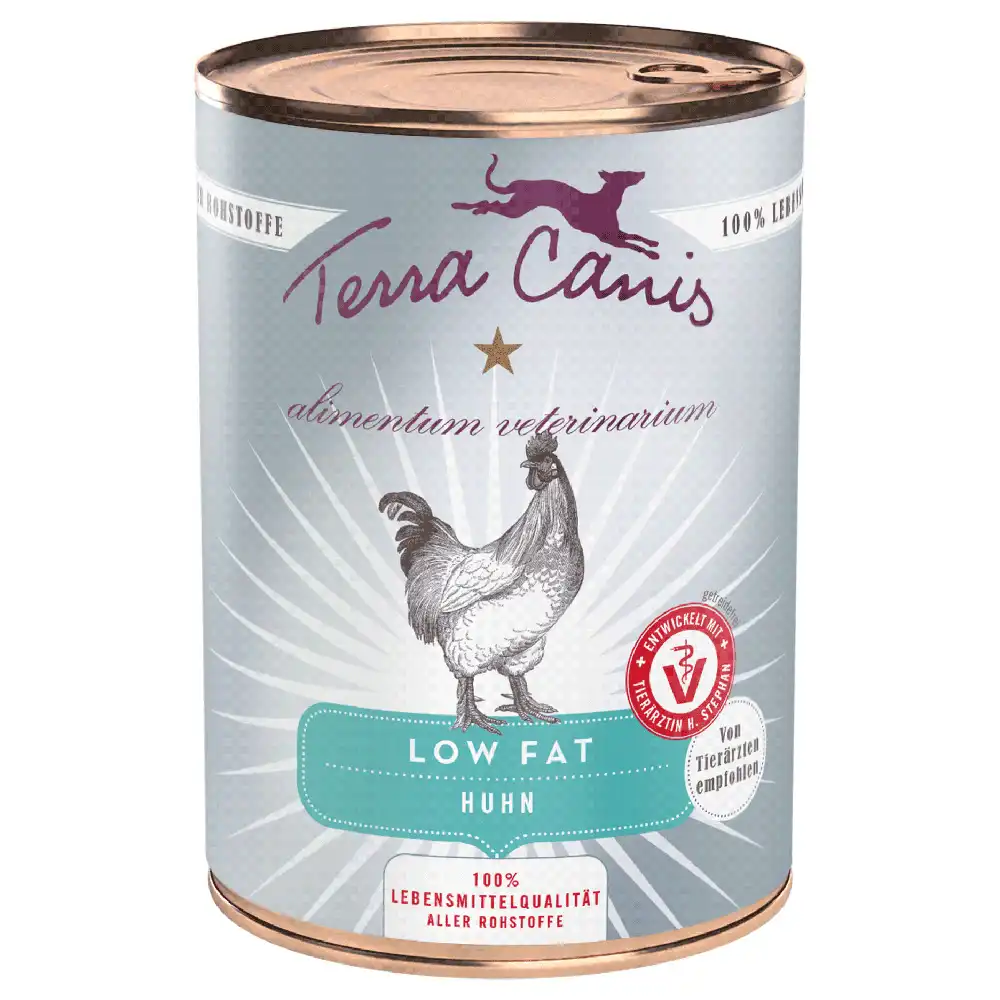 Terra Canis Alimentum Veterinarium Low Fat 6 x 400 g - Pollo