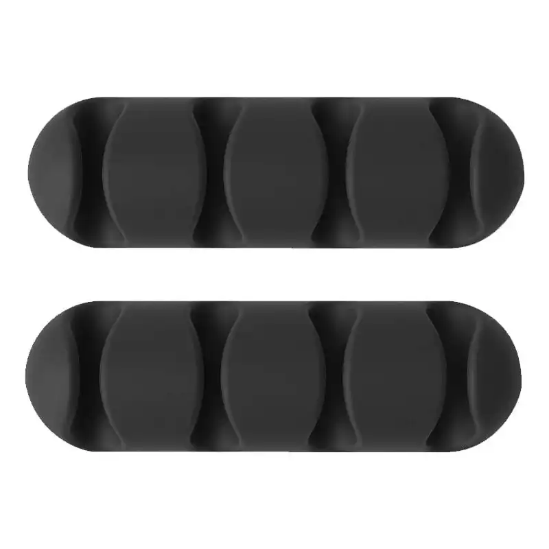 Bluelounge CableDrop Multi Pack 2 Organizadores de Cables Negros