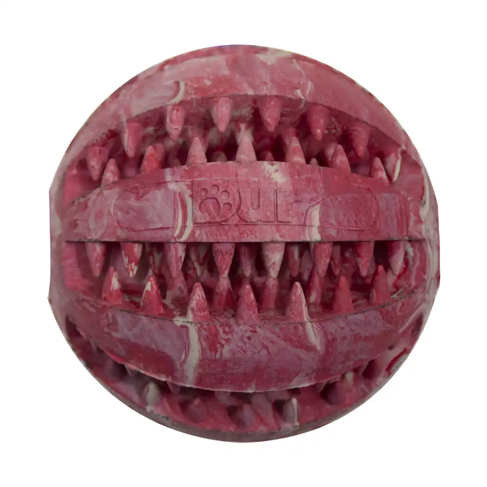 Dur  Pelota roja y blanca con aroma Vainilla para perros - 7cm - Dur - Sempertex - Comparador de precios