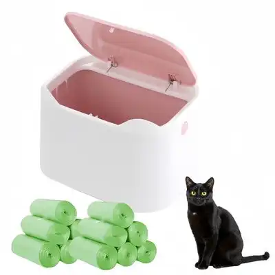 FurryFusion Arena para gatos en un cubo de basura - Rosa y blanco - Furry Fusion - Comparador de precios