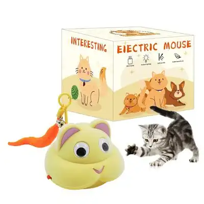 IntiMeg  electrónico con forma de ratón para gatos y perros - AMARILLO - IntiMeg - Comparador de precios
