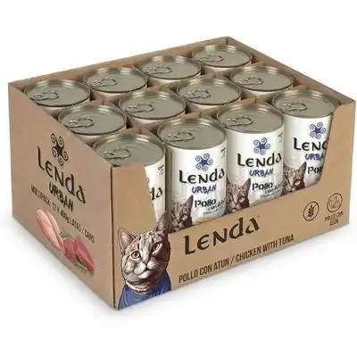 Lenda Urban Comida Húmeda para Gatos Pollo y Atún - 12 x 400 g - Lenda - Comparador de precios