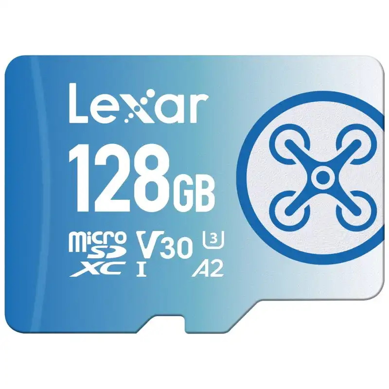 Lexar FLY microSDXC 128GB UHS-I U3 V30 A2 Clase 10