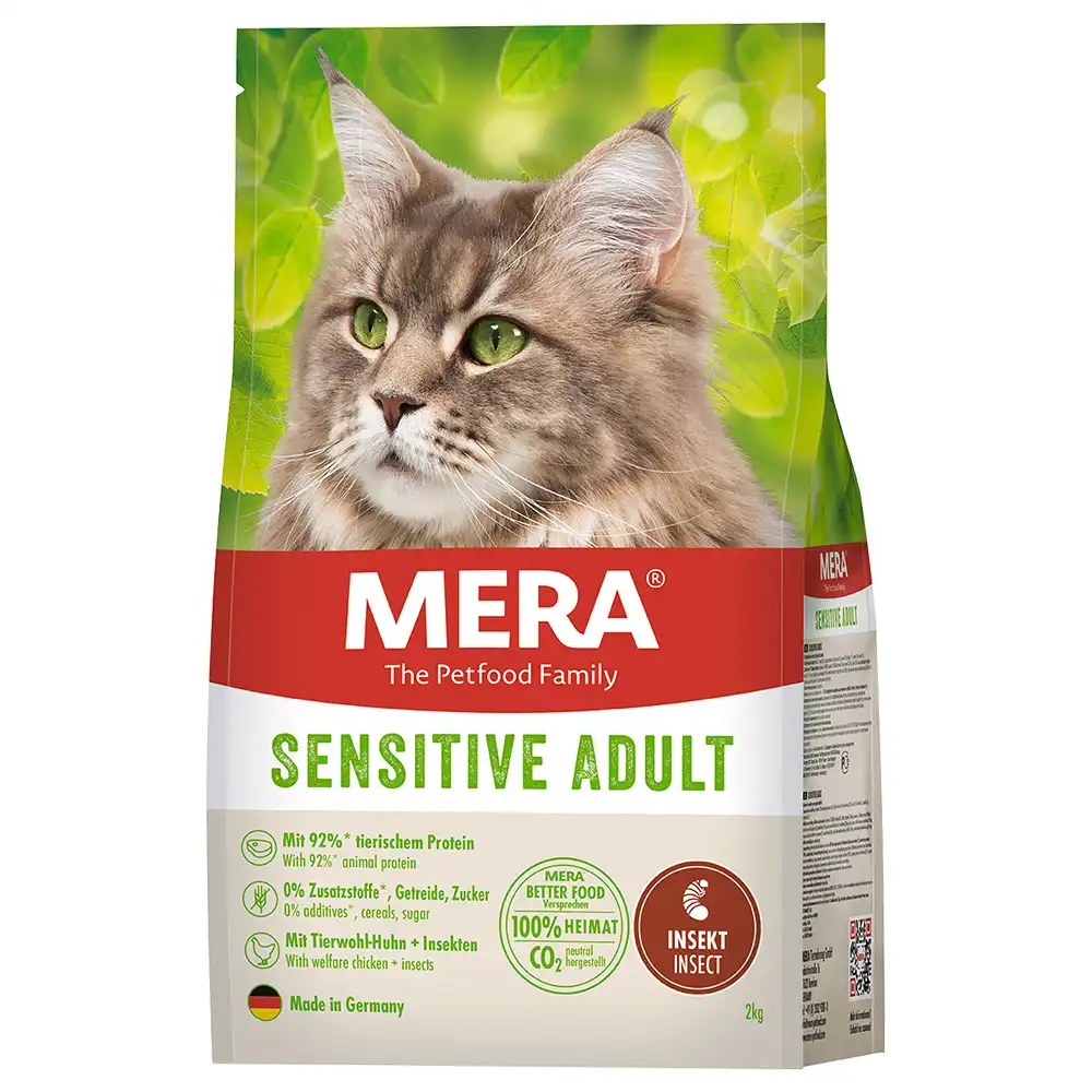 MERA Cats Sensitive Adult Insect pienso para gatos - 2 kg - Mera - Comparador de precios