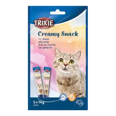 Snack cremoso Trixie con gambas para gatos - 5 × 14 g - Trixie - Comparador de precios