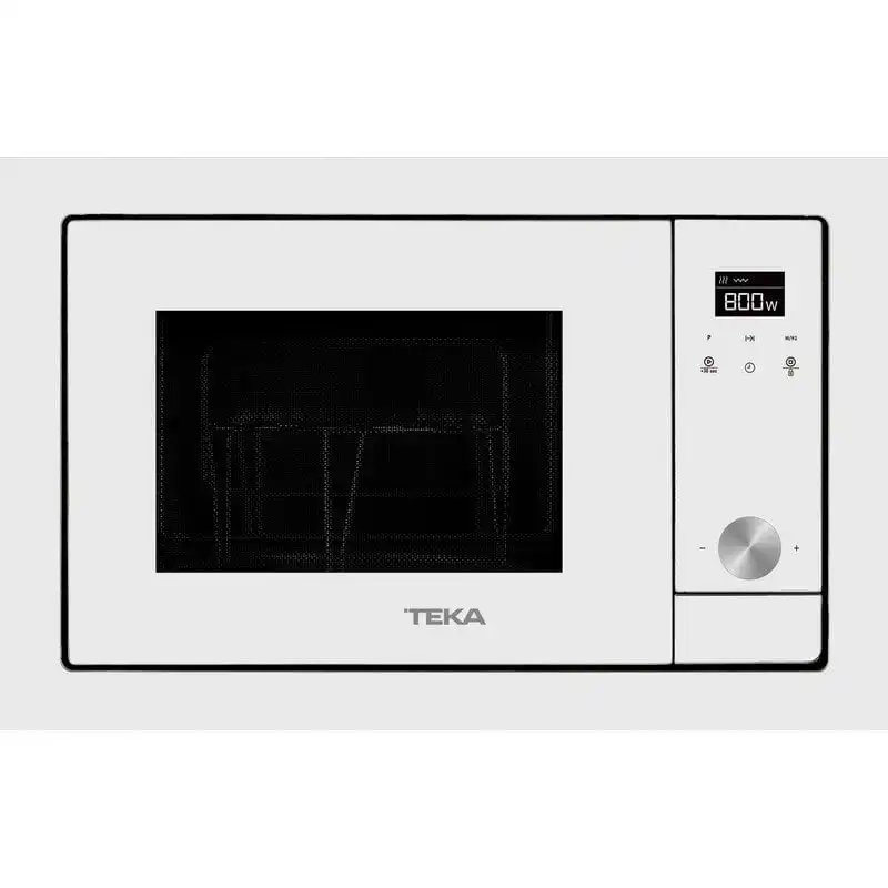 Teka ML 8200 BIS Microondas Integrable con Grill 20L 700W Cristal Blanco