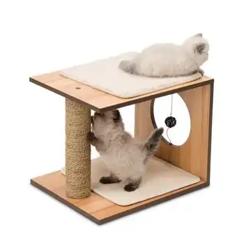 Vesper Taburete En V Natural Cat Tree H37cm