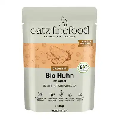 catz finefood bio 12 x 85 g - No.503 Pollo ecológico - catz finefood - Comparador de precios