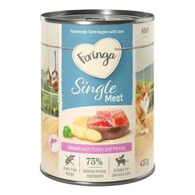 Feringa Single Meat Menu 6 x 410 g - Salmón con patata y perejil - Feringa - Comparador de precios