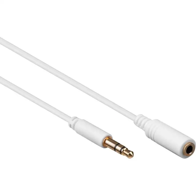 Goobay Cable Extensor Jack 3.5mm Macho/Hembra 5m Blanco