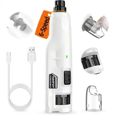 HausPets Lima de uñas para perros, 6 velocidades, LED, 45 dB, blanca - Artículo 1 - HausPets - Comparador de precios